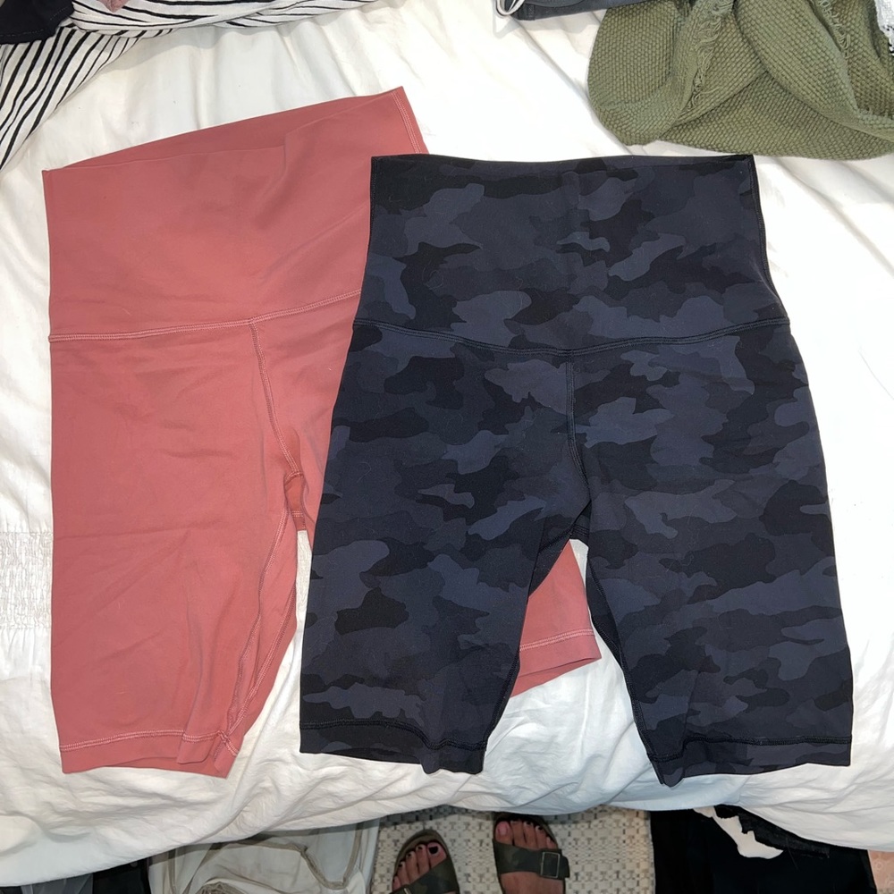 2 lululemon 8” shorts